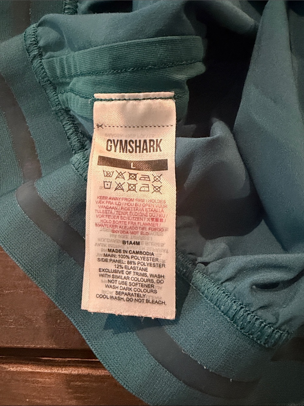 Gymshark Teal Loose Fit Training Shorts Women's Athletic Running Shorts - Picture 4 of 5